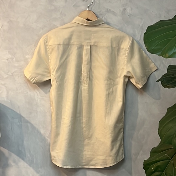 NWT Joe’s Jeans Short Sleeve Linen/cotton Blend button front Shirt. Size S - Picture 6 of 9